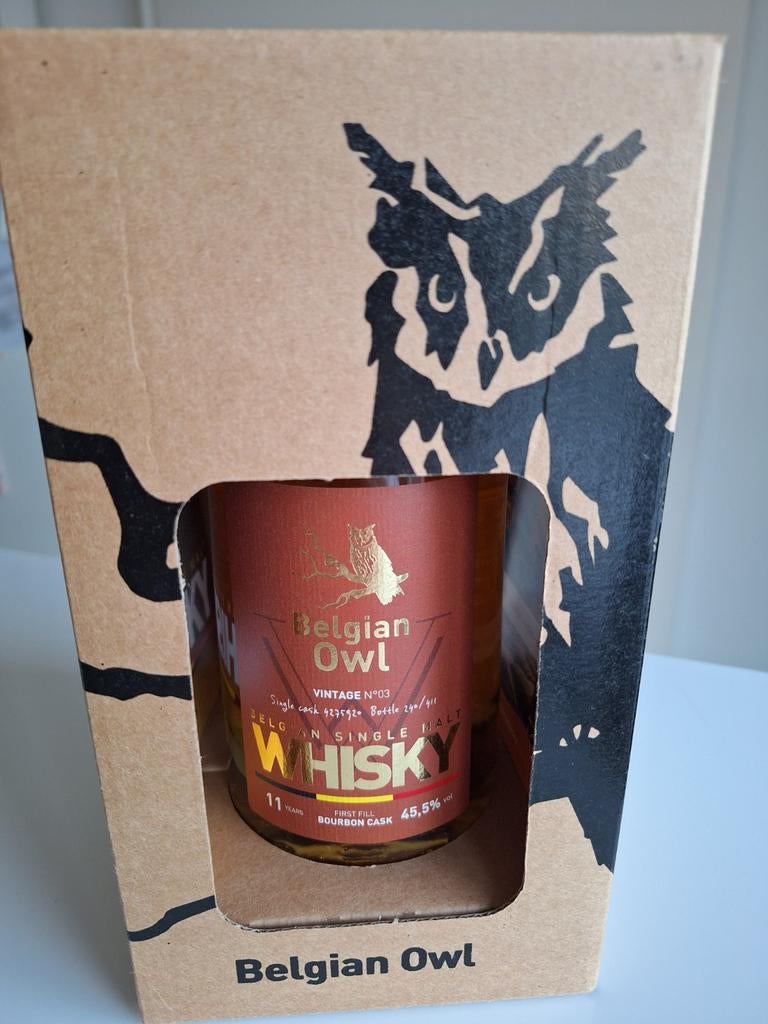 Belgian Owl Vintage No 3 Whisky, Enlèvement ou Envoi