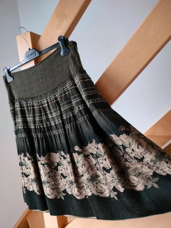 Prachtige rok San Martino maat: 38. Tot net onder de knie, Kleding | Dames, Bruin, Ophalen of Verzenden, Zo goed als nieuw, Onder de knie