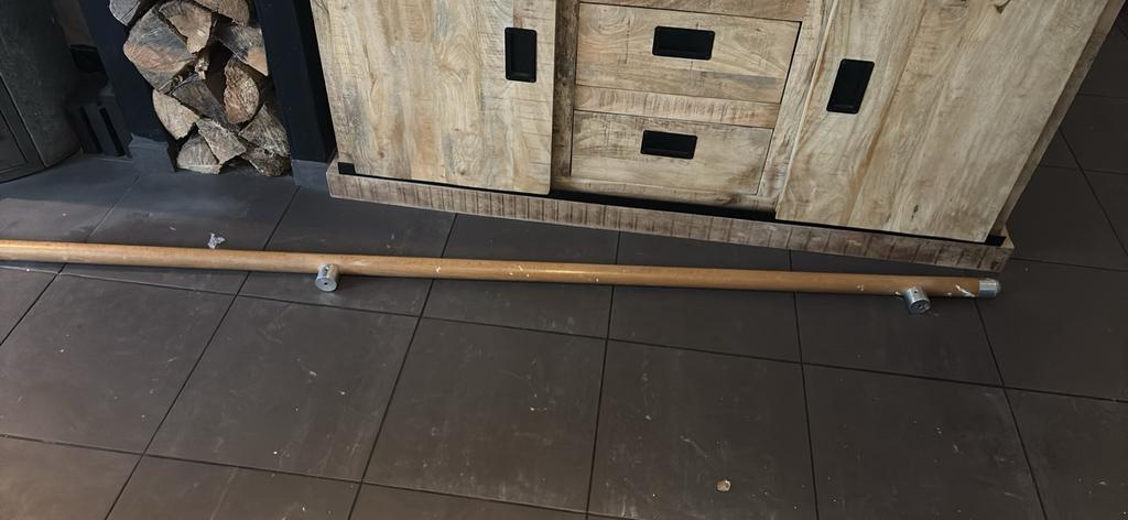 Beuken trapleuning armleuning, Doe-het-zelf en Bouw, Ophalen, Gebruikt, Trap, 2 tot 4 meter