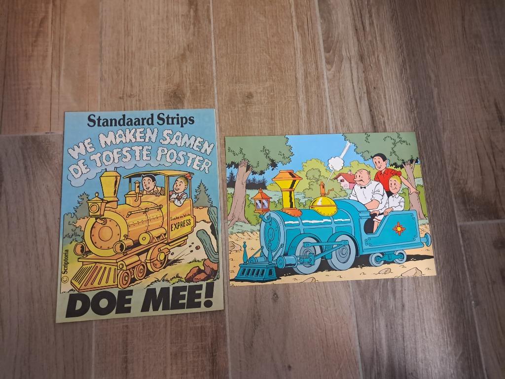 SUSKE EN WISKE "We maken samen de tofste poster ", Livres, BD, Comme neuf, Une BD, Enlèvement ou Envoi