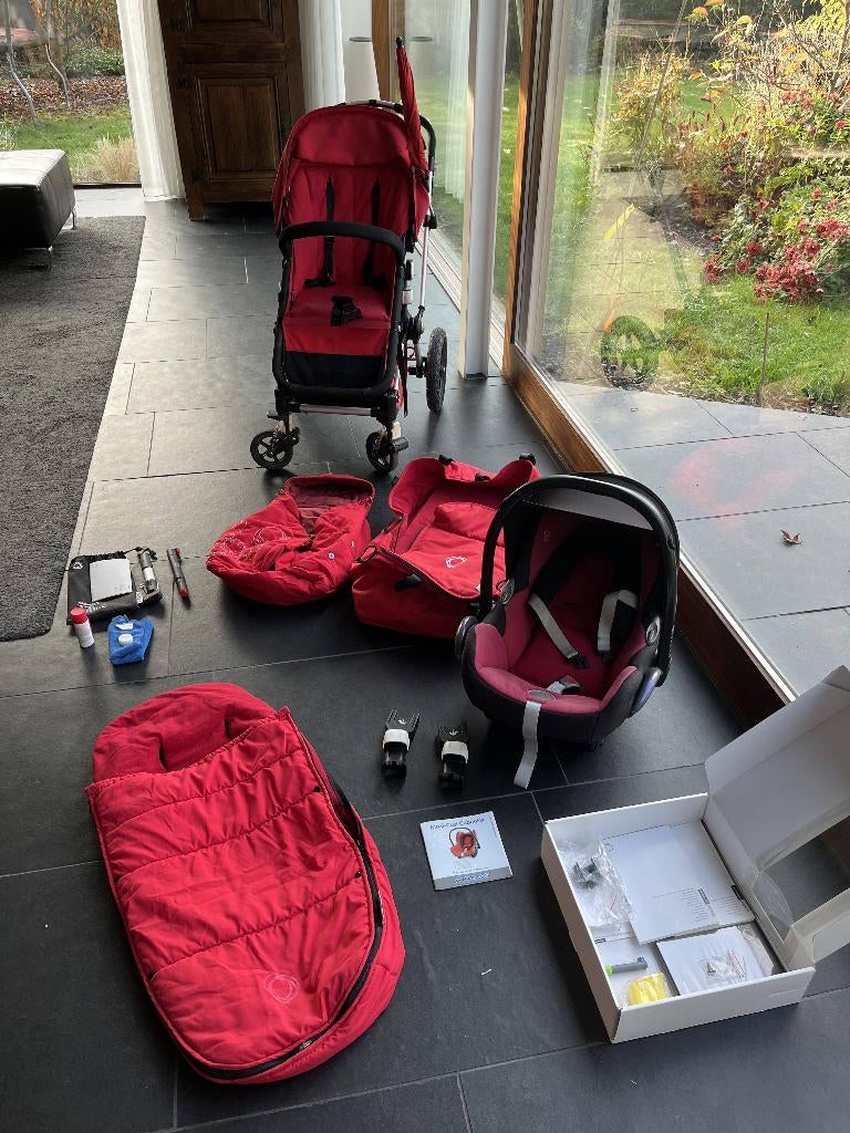 Maxicosi + Bugaboo Cameleon: kinderwagen 3 in 1 + accesoires, Kinderen en Baby's, Kinderwagens en Combinaties, Gebruikt, Kinderwagen