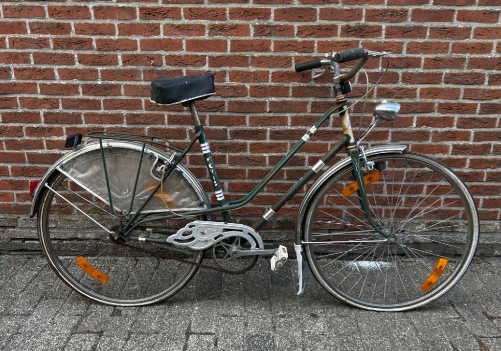 Damesfiets, ACTIF van M.Hofman, Oosterzele 1960s, Ophalen, Gebruikt, Frame