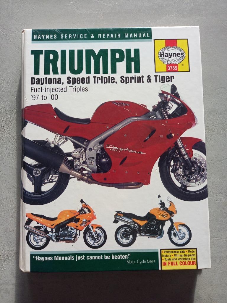 triumph daytona speed triple sprint tiger, Motos, Modes d'emploi & Notices d'utilisation, Enlèvement ou Envoi, Triumph