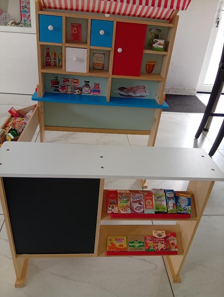 Petit magasin en bois, Enlèvement, Comme neuf, Bois, Accessoires de cuisine de jeu