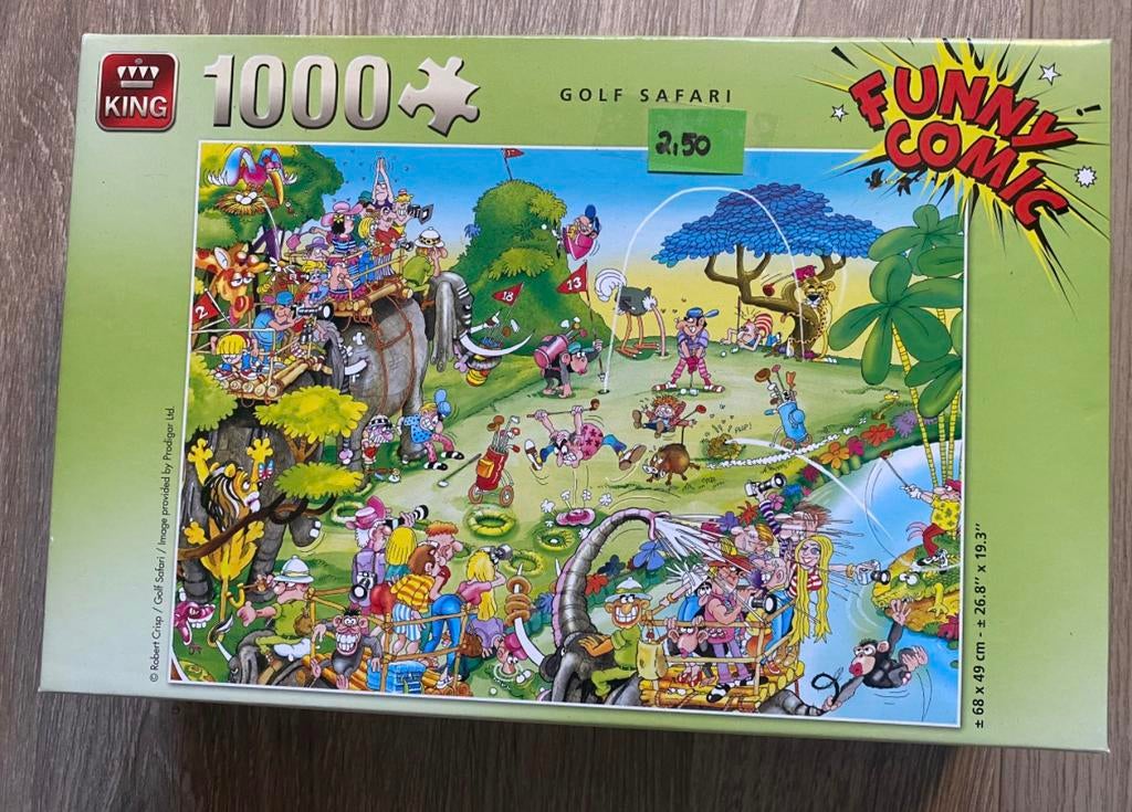 🔥 Puzzel 1000 stuks King, Hobby en Vrije tijd, Ophalen of Verzenden, Zo goed als nieuw