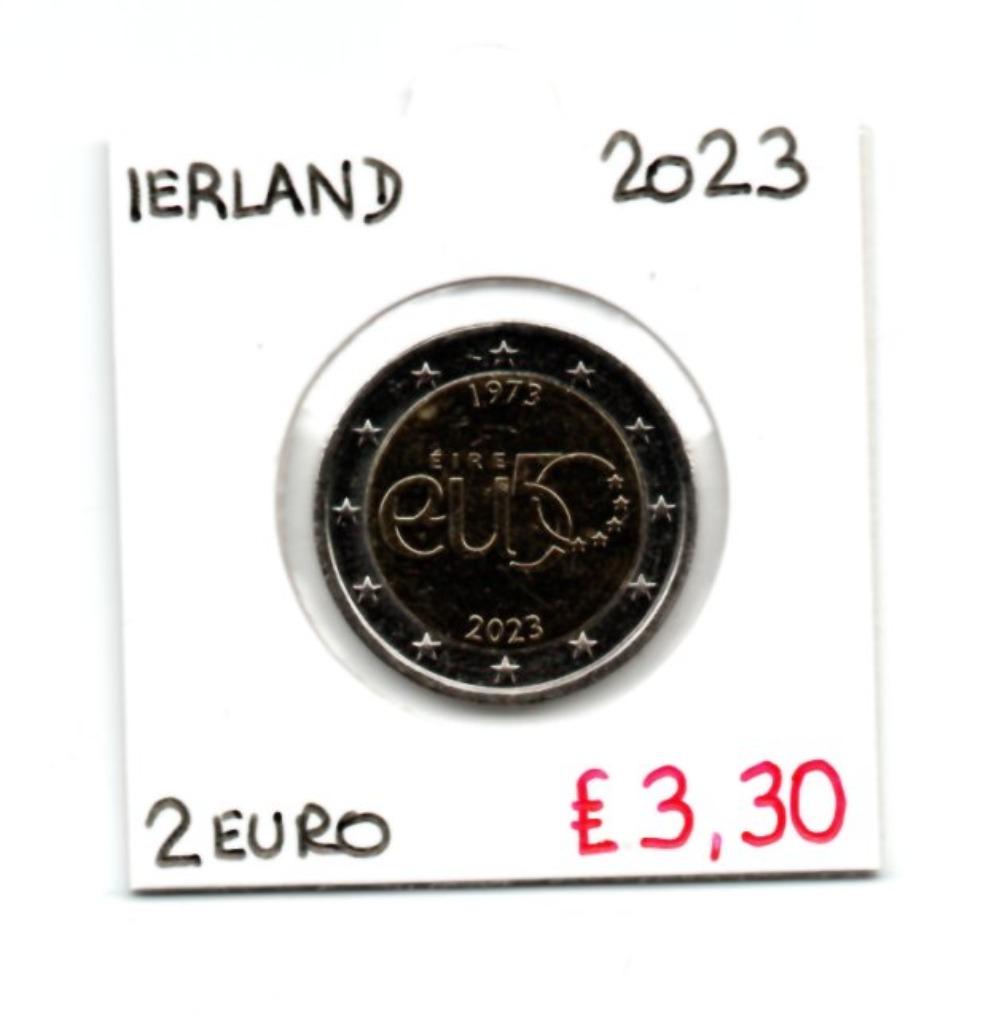 2 EURO 2023  IERLAND - 50 J LID EUROPA     € 3,30, Timbres & Monnaies, Monnaies | Europe | Monnaies euro, Enlèvement ou Envoi