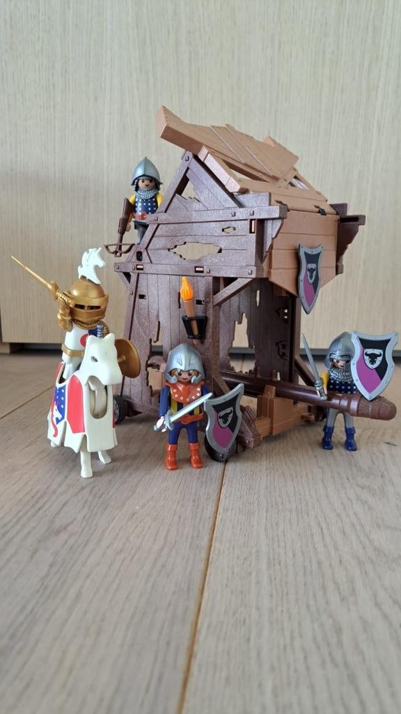 Playmobil ridders en aanvalstoren, Ophalen, Gebruikt