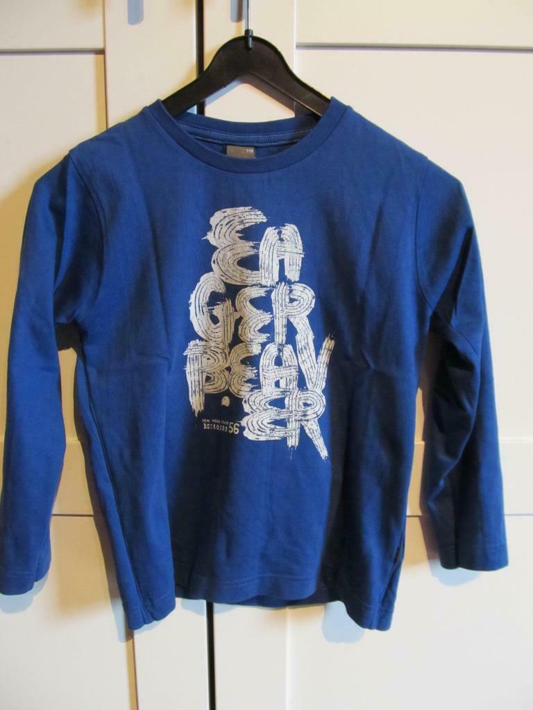 2 T-shirts lange mouw Maat 116-122 EagerBeaver en Esprit, Enlèvement ou Envoi, Utilisé, Garçon, Chemise ou À manches longues