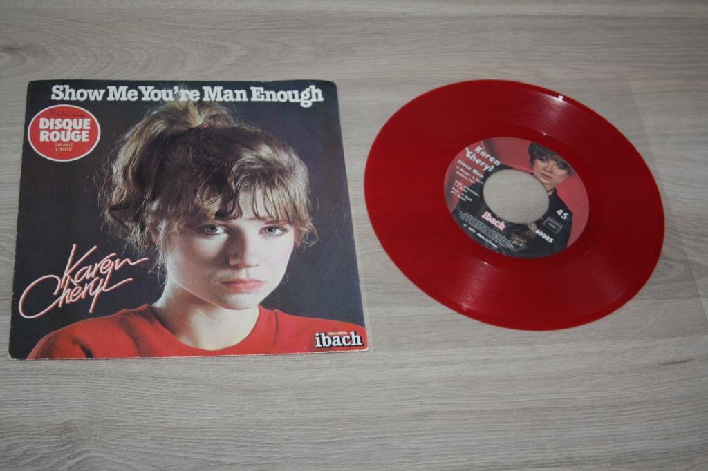 Singel , Karen Cheryl ( rode vinyl ) perfect afspeelbaar, Enlèvement ou Envoi, Utilisé, Pop