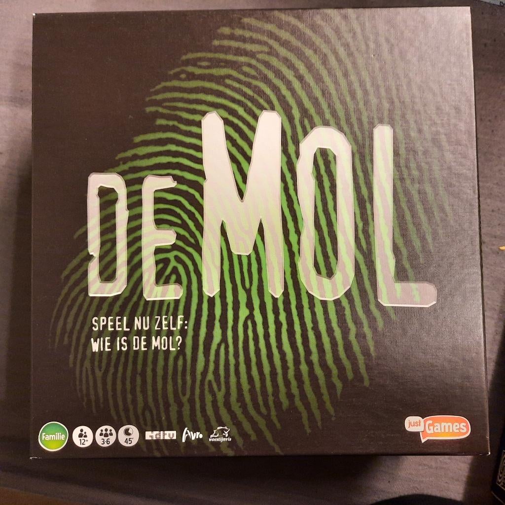 Wie is de mol - gezelschapsspel - bordspel, Ophalen of Verzenden, Zo goed als nieuw, Just Games