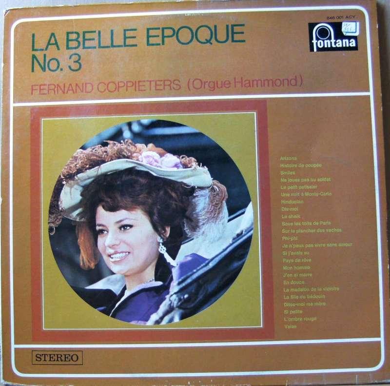 LP Fernand Coppieters - La Belle époque n 3, Ophalen of Verzenden, Zo goed als nieuw, 12 inch
