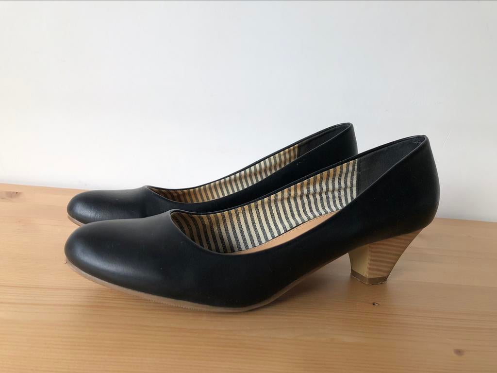 Zwarte pumps lage hak - trend one 39, Ophalen, Pumps, Zo goed als nieuw, Trend one