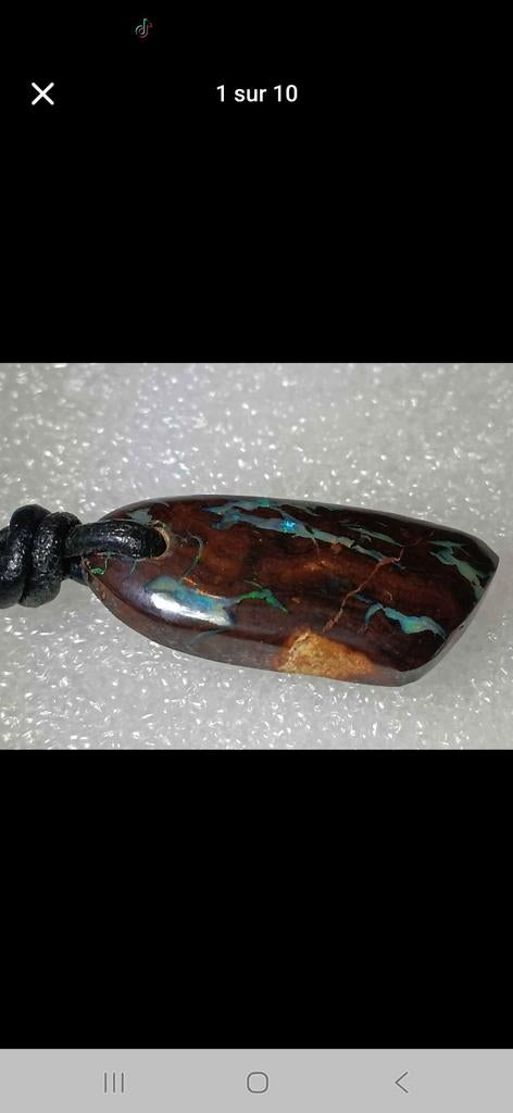 Pendentif en opale boulder d'Australie, Enlèvement ou Envoi