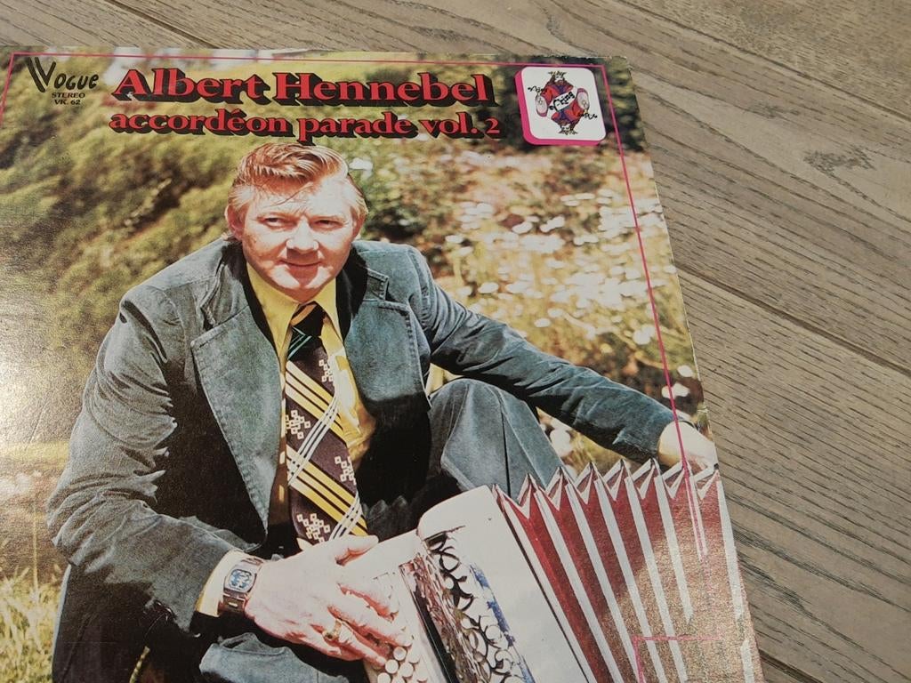 Lp : Albert Hennebel - accordeon, Cd's en Dvd's, Ophalen of Verzenden, Zo goed als nieuw