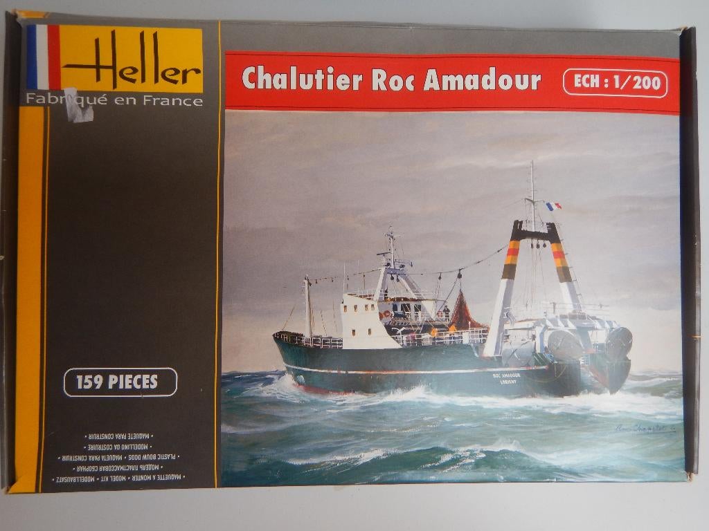 Heller 1/200 Chalutier ROC AMADOUR, Hobby & Loisirs créatifs, Modélisme | Bateaux & Navires, Enlèvement ou Envoi, Neuf, 1:200 ou moins