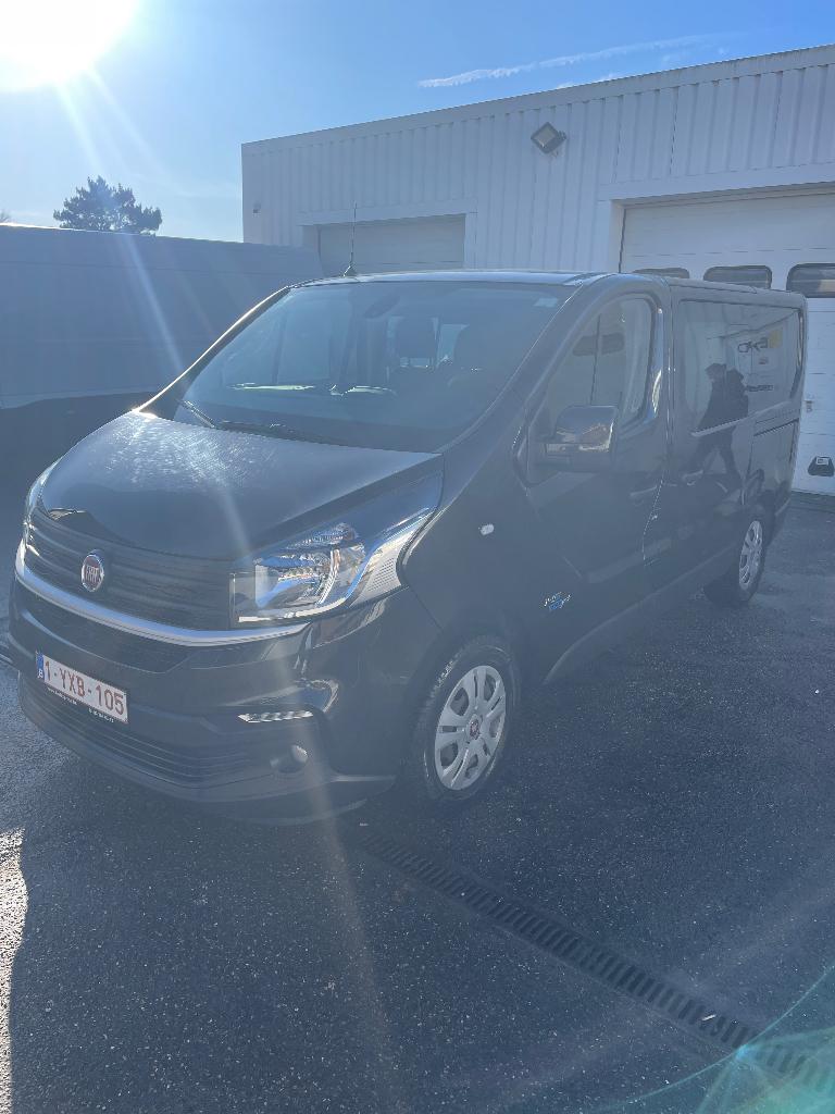 Fiat Talento dubbele cabine, Voorwielaandrijving, Euro 6, Zwart, Bedrijf