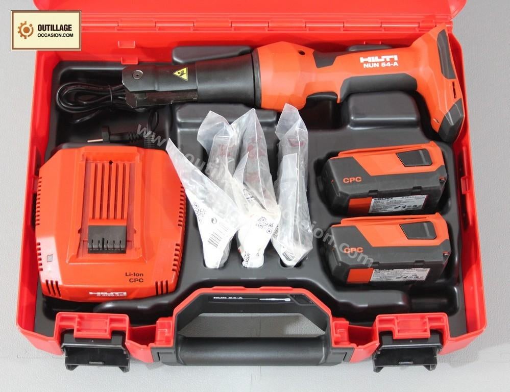 Sertisseuse 6 tonnes HILTI NUN 54-A + CUAL + ACSR + SU, Doe-het-zelf en Bouw, Gereedschap | Handgereedschap, Verzenden