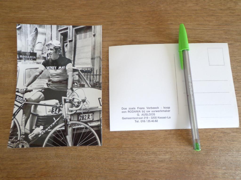 Carte postale publicitaire Rodania Frans Verbeeck, Collections, Enlèvement ou Envoi, Comme neuf, Cartes de joueur