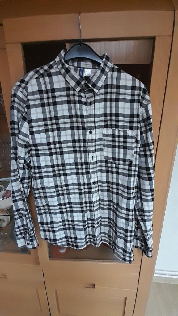 Geruit jongens- / herenhemd (Maat Large), Kleding | Heren, Overhemden, Gedragen, Halswijdte 41/42 (L), Overige kleuren, Ophalen of Verzenden