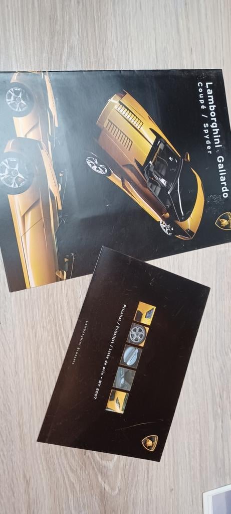 Lamborghini Gallardo brochure 2007, Enlèvement ou Envoi, Comme neuf