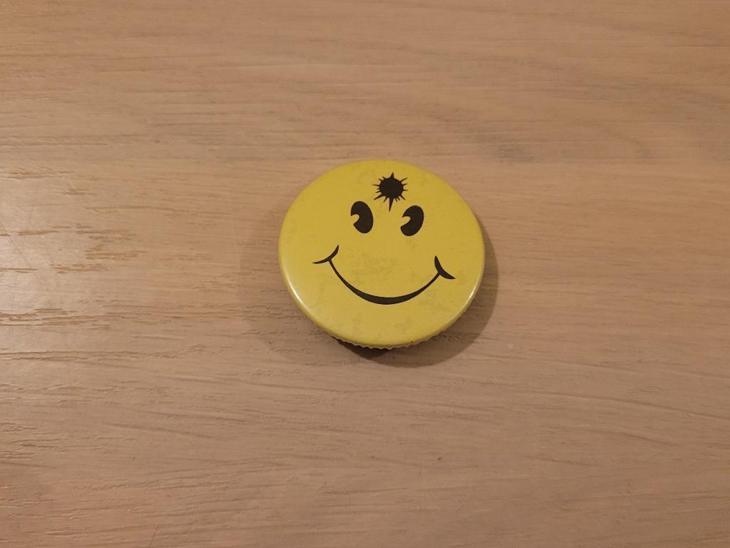 bagde vintage acid New Beat and Acid House, Enlèvement ou Envoi, Comme neuf, Bouton