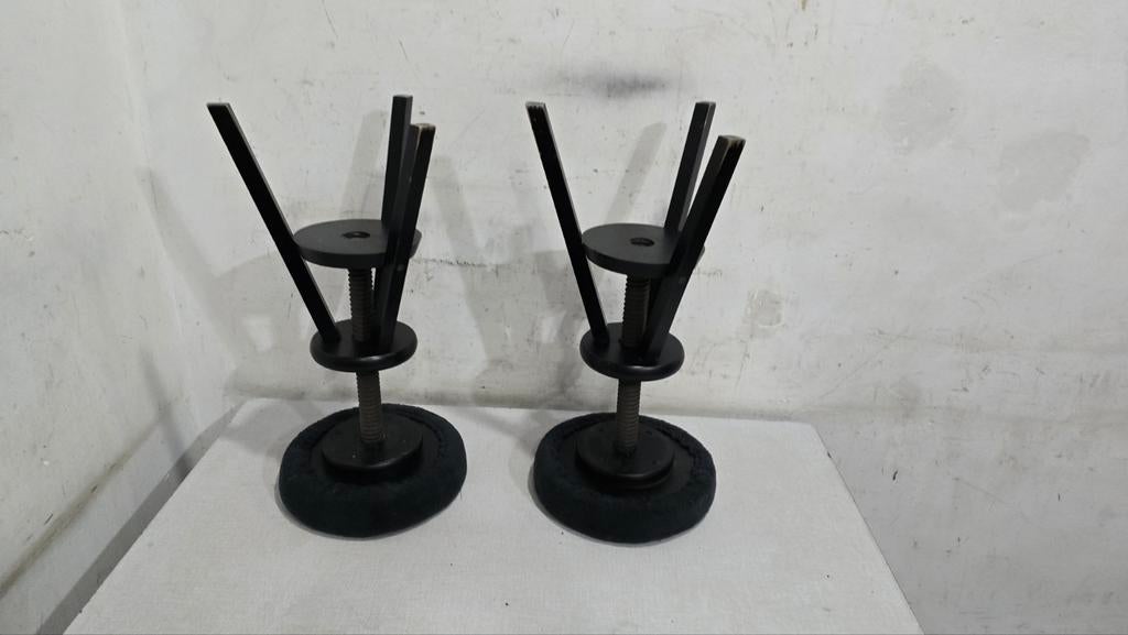 ancien deux tabouret vintage horloge réglable en hauteur 50c, Enlèvement ou Envoi