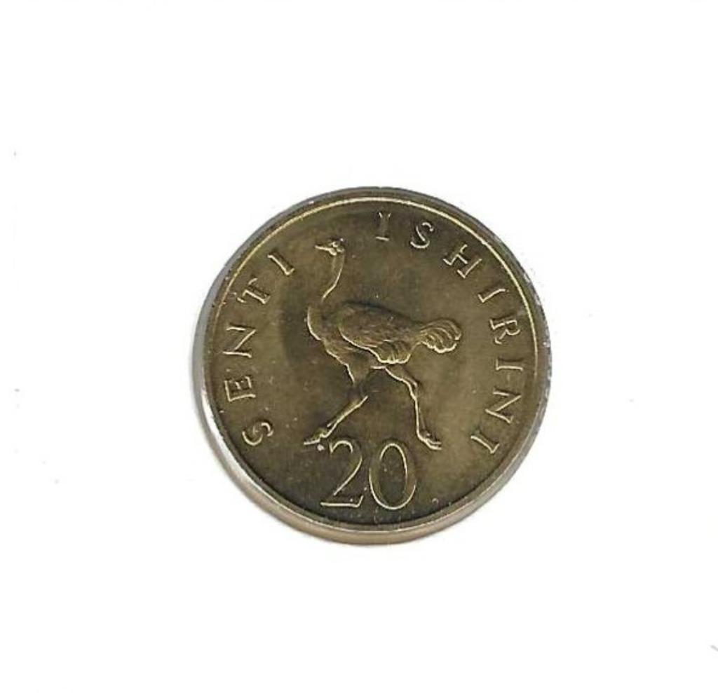 Tanzania, 20 Senti 1979., Postzegels en Munten, Munten | Afrika, Ophalen of Verzenden, Tanzania, Losse munt