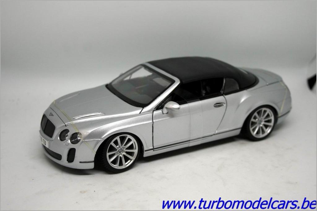 Bentley Continental Supersports Convertible ISR 1/18 Burago, Hobby en Vrije tijd, Verzenden, Zo goed als nieuw, Auto, Burago