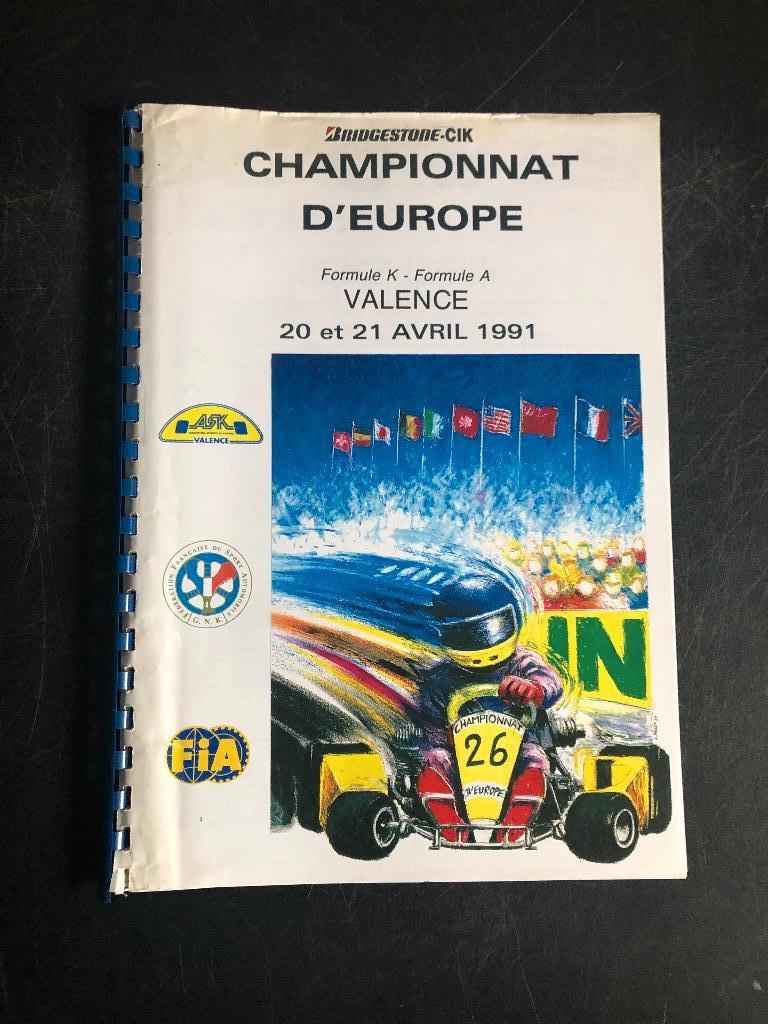 Championnat d'Europe de Formule A/K karting Valence 1991, Enlèvement ou Envoi