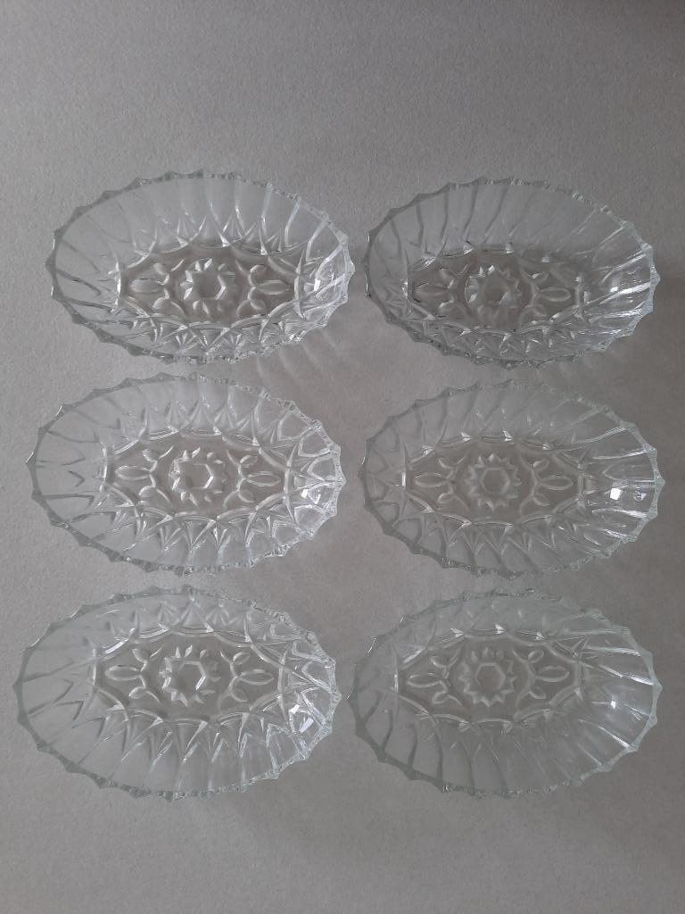 retro dessertschaal, Gebruikt, Ophalen of Verzenden, Overige stijlen, Glas