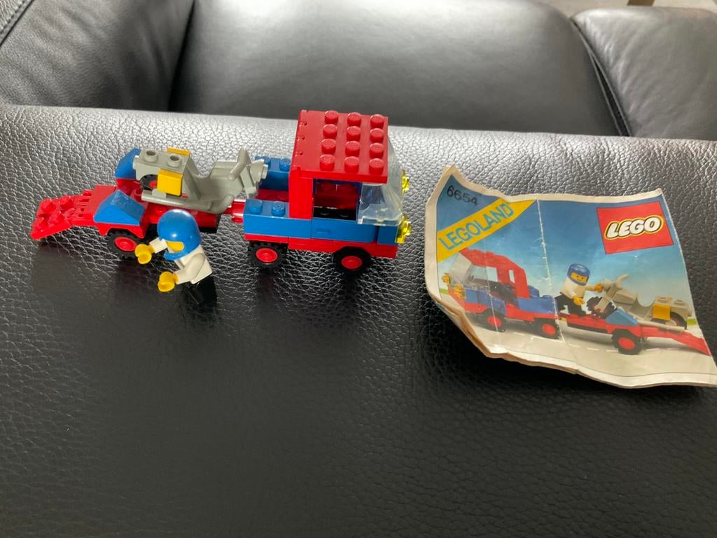 Lego 6654 moto transport, Ophalen of Verzenden, Lego