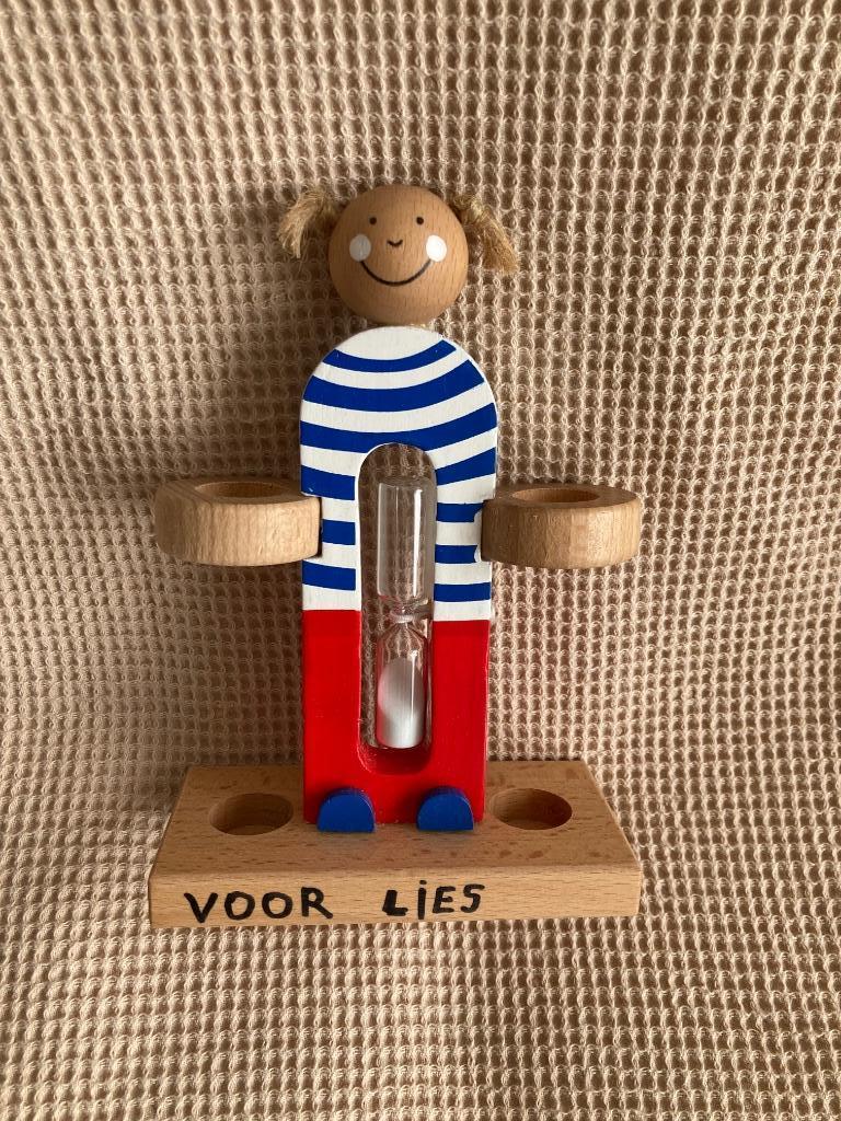 Matroos met zandloper / Houten speelgoed, Ophalen of Verzenden, Zo goed als nieuw, Meubelstuk of Keukentje