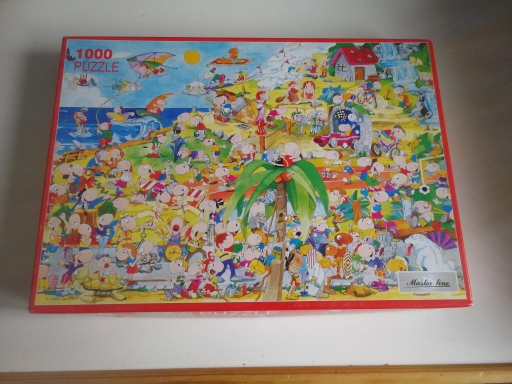 Puzzel Master-line 1000 stukjes Comic, Ophalen of Verzenden, 500 t/m 1500 stukjes, Gebruikt, Legpuzzel