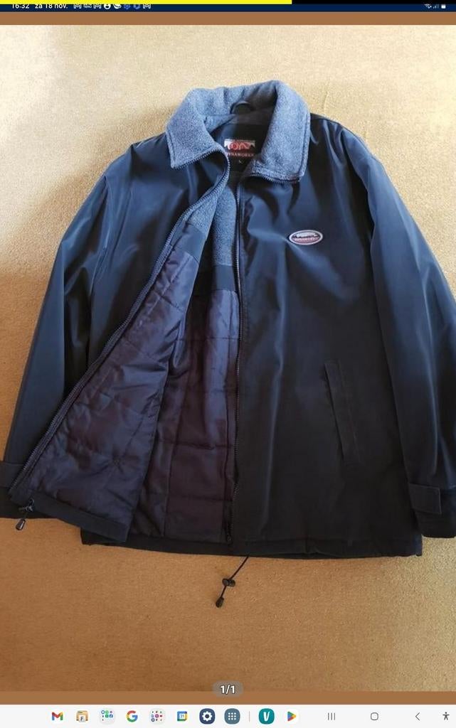 Veste imperméable chaude, Vêtements | Hommes, Vestes | Hiver, Enlèvement ou Envoi, Comme neuf
