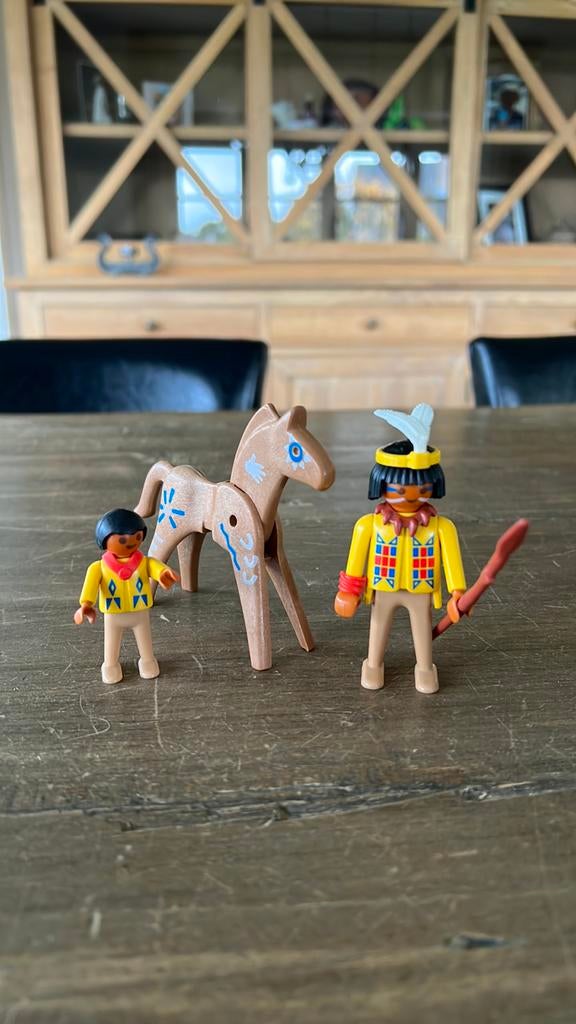 Vinted playmobil indiaan met paard, Ophalen of Verzenden, Zo goed als nieuw, Complete set