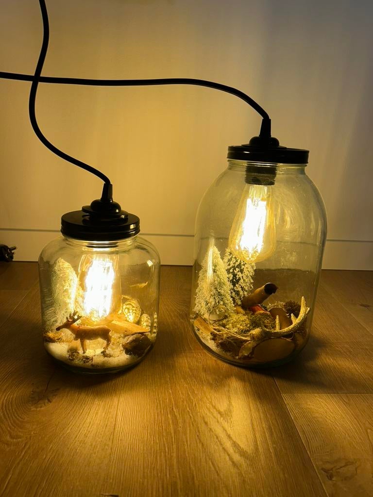 2 lampes qui peuvent être remplies, Maison & Meubles, Enlèvement, Comme neuf
