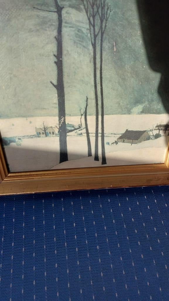 Winterlandschap. Constant permeke. Niet op doek, Ophalen