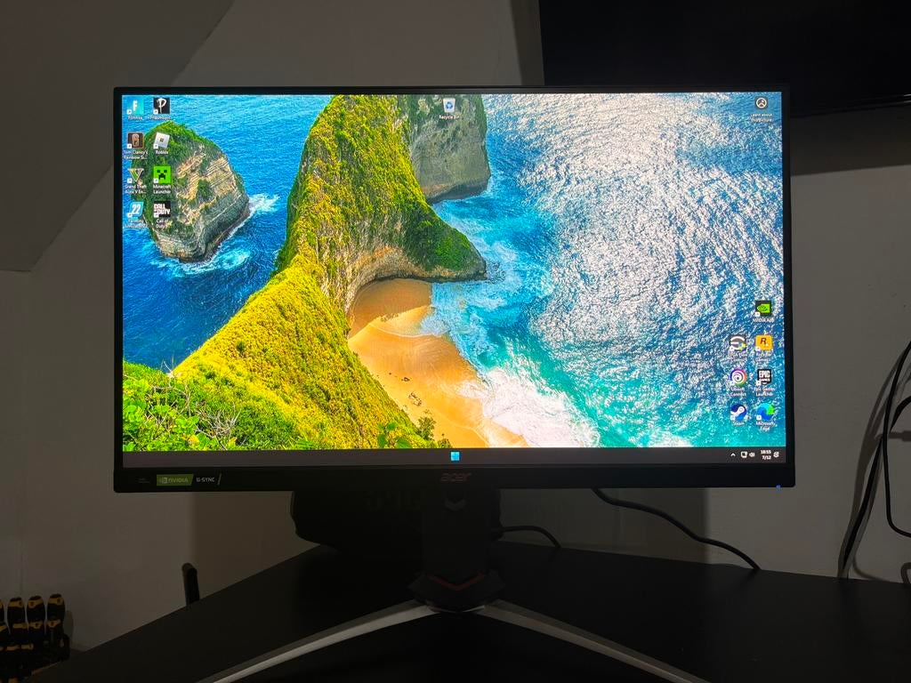 240hz 1ms Acer Nitro XV273X 27”, HDMI, In hoogte verstelbaar, IPS, Full HD