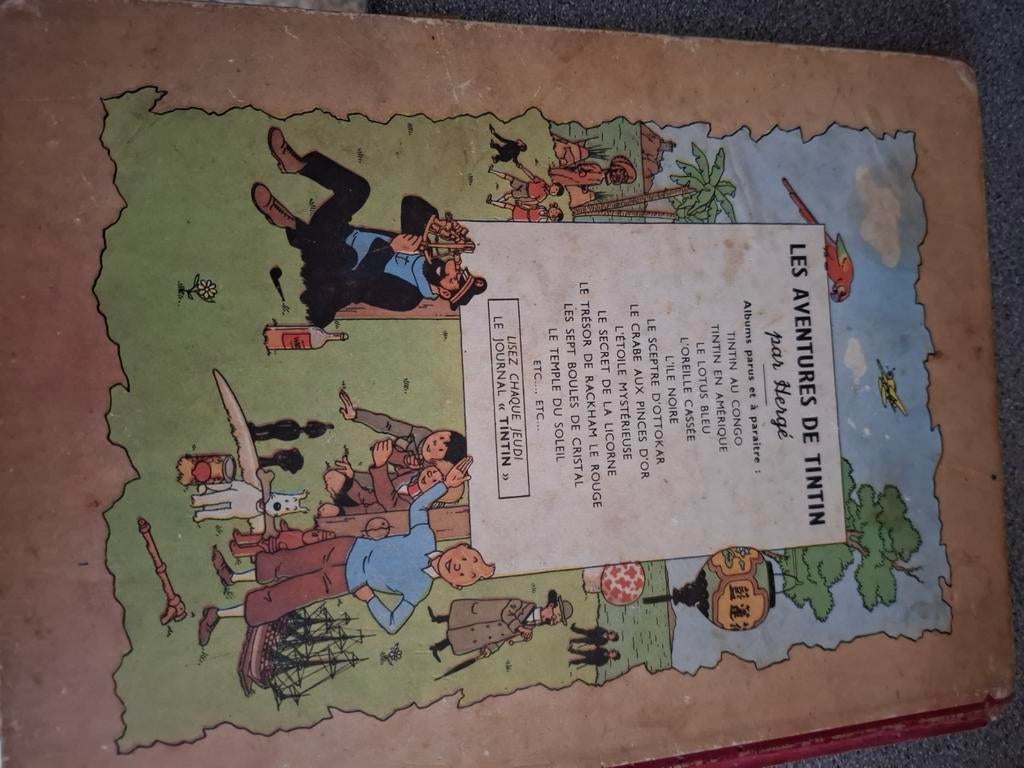 Album de bande dessinée de Tintin de 1947,original