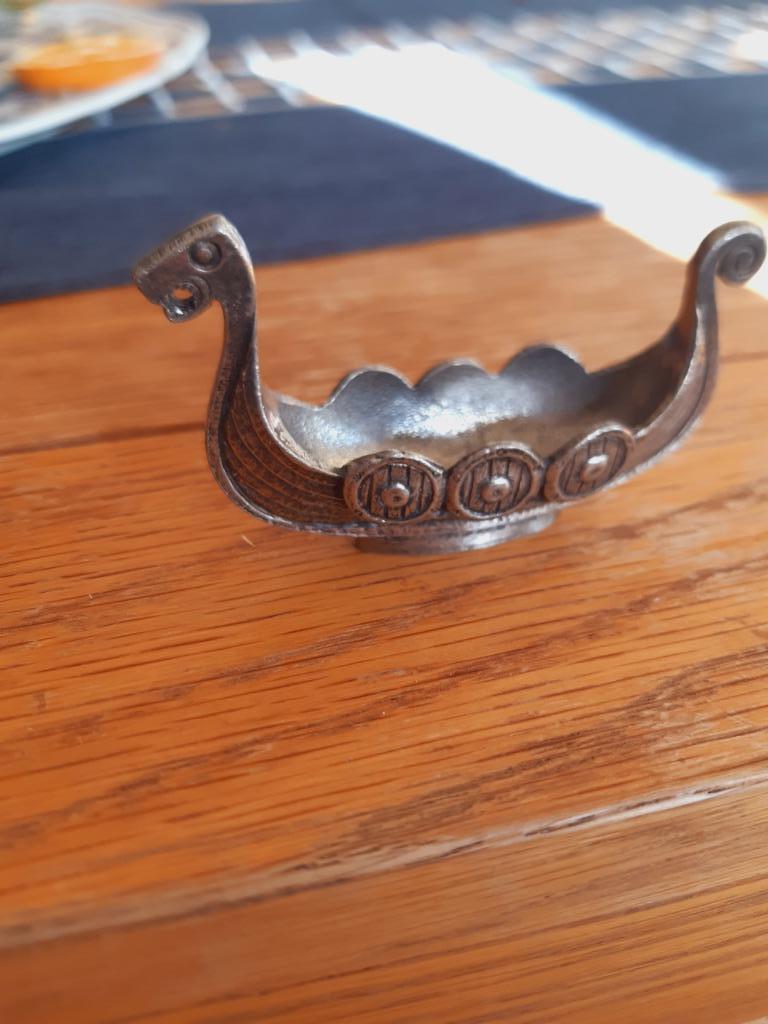 Tin miniatuur bootje / snek ( Norway ), Enlèvement, Comme neuf
