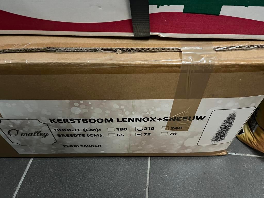 Lenox kerstboom + sneeuw, Ophalen, Gebruikt