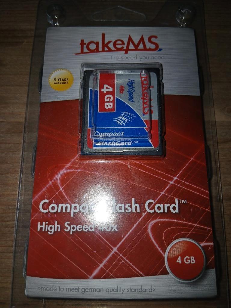 flash cards, Nieuw, Ophalen of Verzenden, 4 GB, Fotocamera