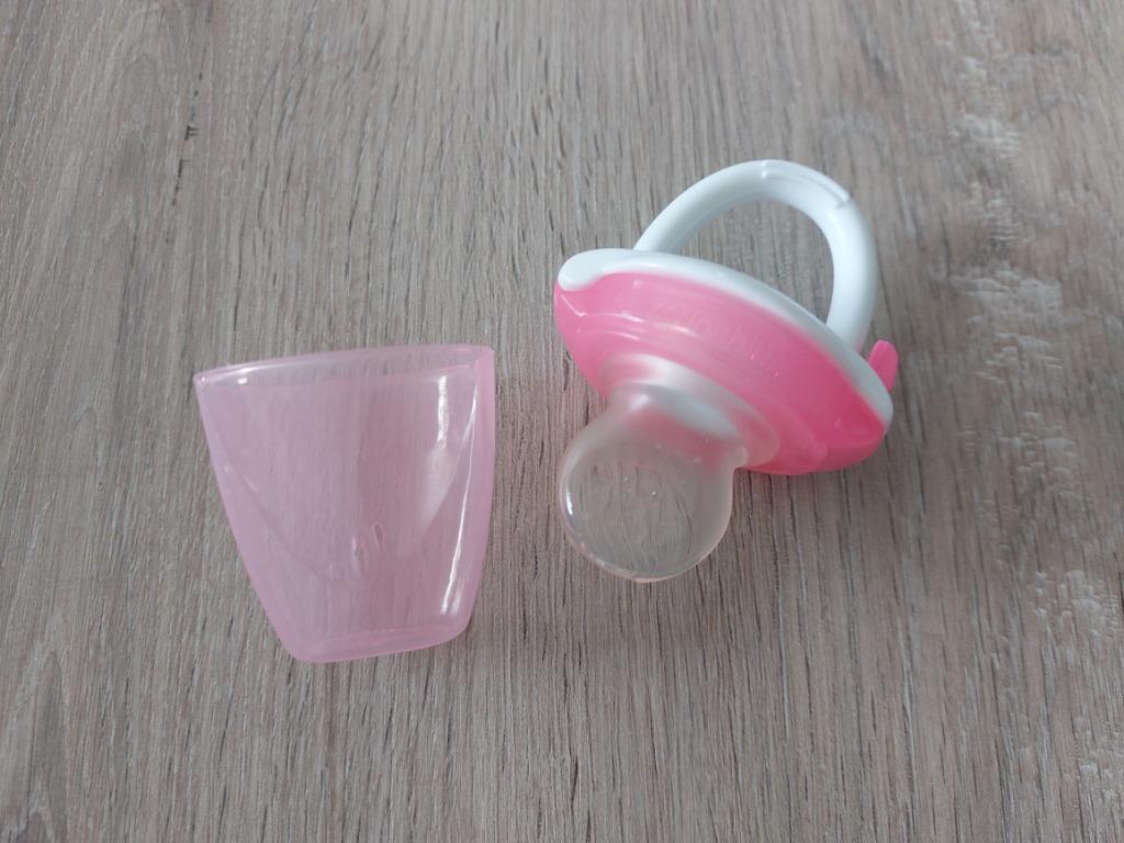 Roze Munchkin sabbel fopspeen, Ophalen of Verzenden, Zo goed als nieuw, Overige typen