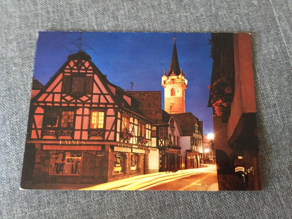 Oude postkaart Obernai Frankrijk, Ophalen of Verzenden, 1960 tot 1980, Gelopen, Frankrijk