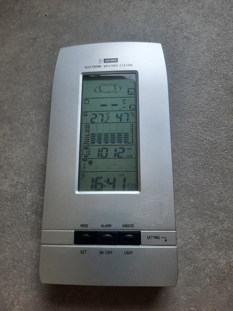 Weerstation in perfecte staat, Audio, Tv en Foto, Weerstations en Barometers, Ophalen of Verzenden, Zo goed als nieuw, Weerstation