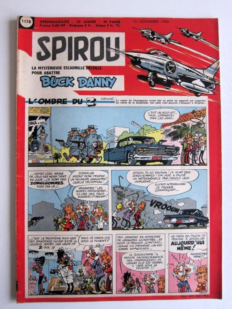 Hebdo Spirou 1178 + mini-récit n°41 (1960), Enlèvement ou Envoi, Une BD, Comme neuf, Collectif