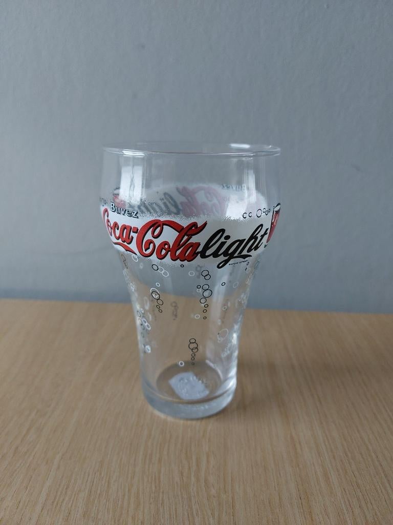 Ancien verre Coca-Cola Light, Collections, Enlèvement ou Envoi, Comme neuf, Verre à soda