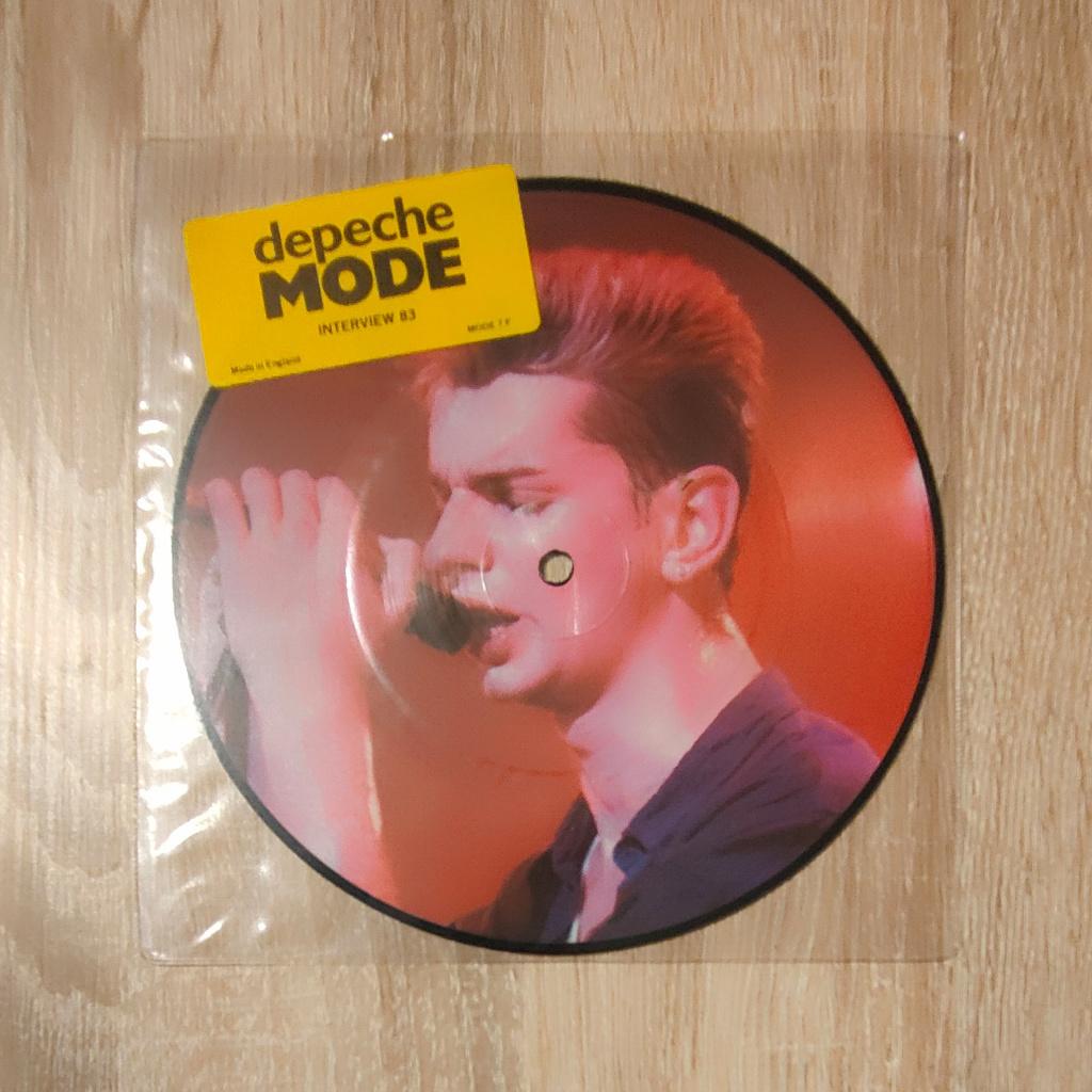 Depeche Mode - Interview Picture Disc 7", Envoi, Comme neuf, Autres formats