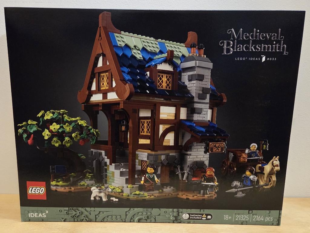 (GESEALD) Lego 21325 Medieval Blacksmith, Enlèvement ou Envoi, Neuf, Ensemble complet, Lego