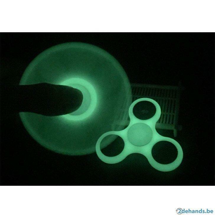 fidget spinner glow-in-the-dark - lichtgevend materiaal, Ophalen of Verzenden, Nieuw